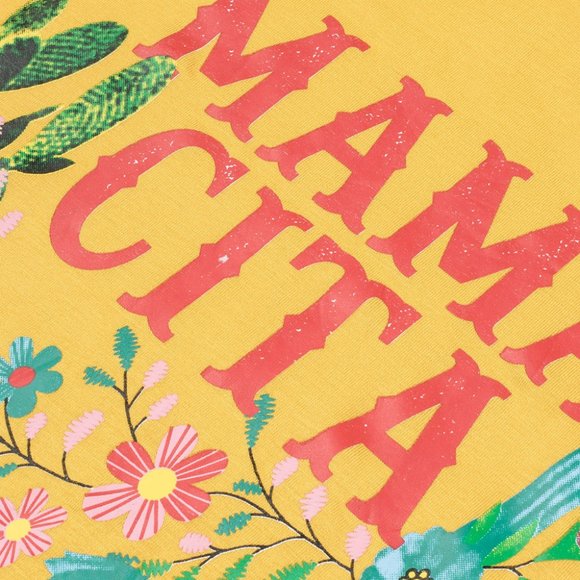 Mamacita Yellow Floral Cactus Tee - Picture 3 of 16